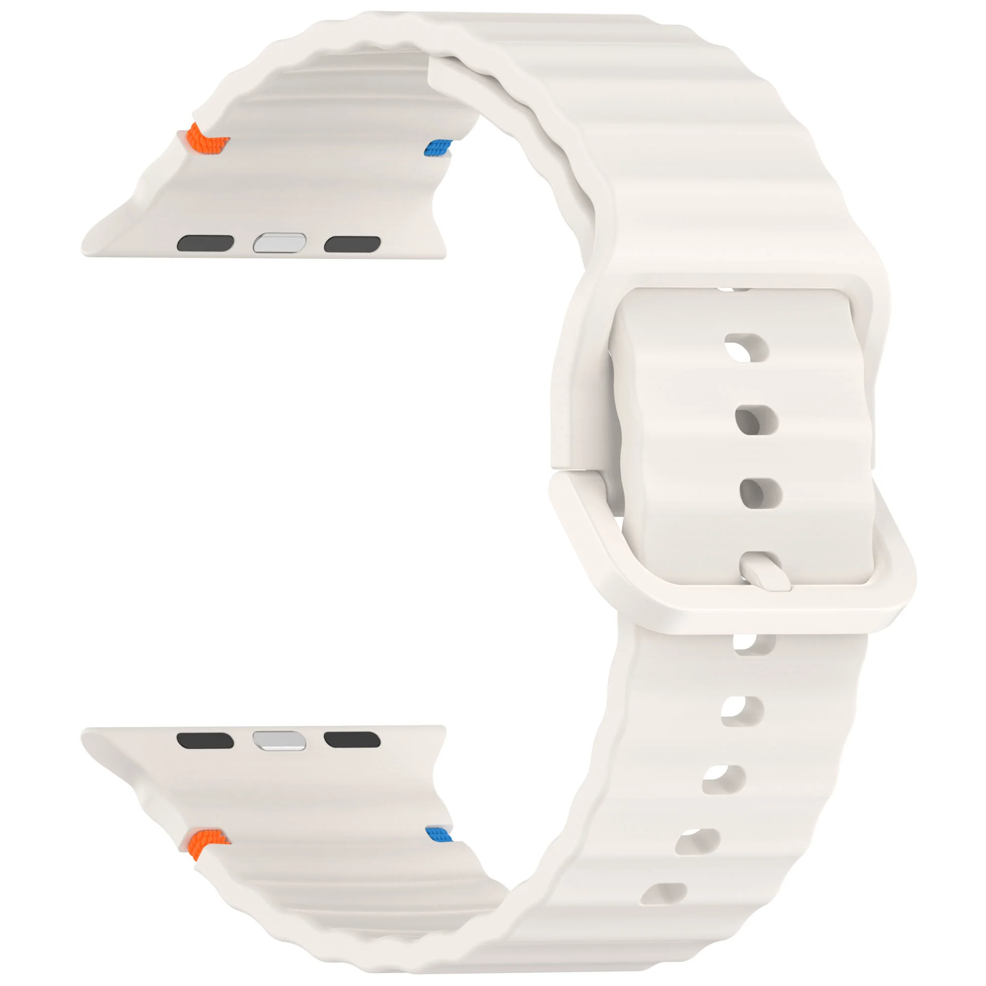 Bracelete Inmove Apple Watch Silicone Band 38/40/41/42mm Starlight